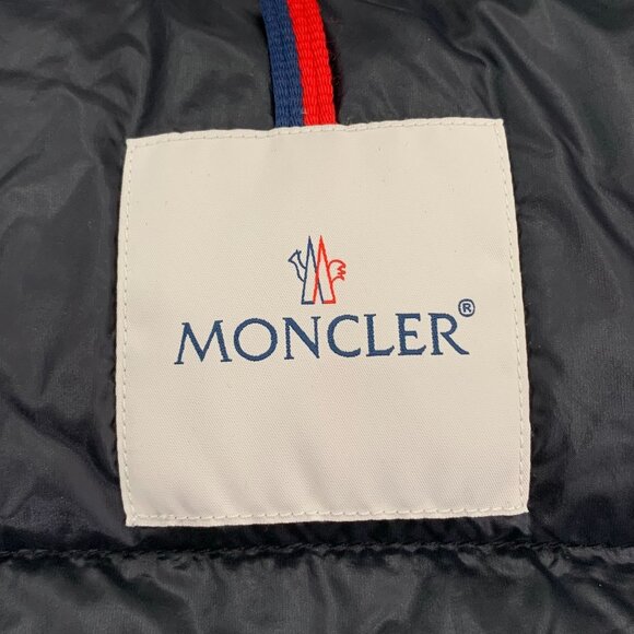 Moncler Berre Hooded Quilted Down Jacket Black Size 1/S Zipper Coat Premium Warm - Picture 6 of 8